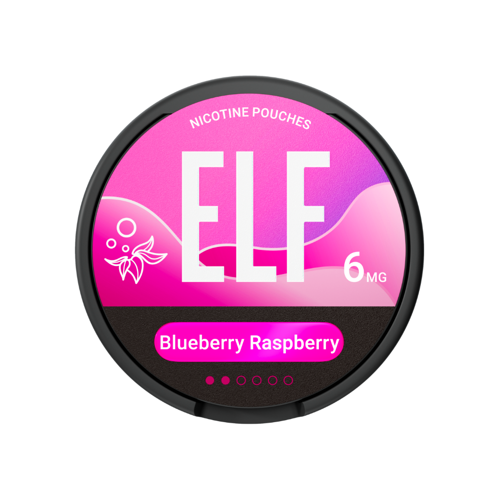 Elf Blueberry Raspberry Nicotine Pouch - My Nic Pouch