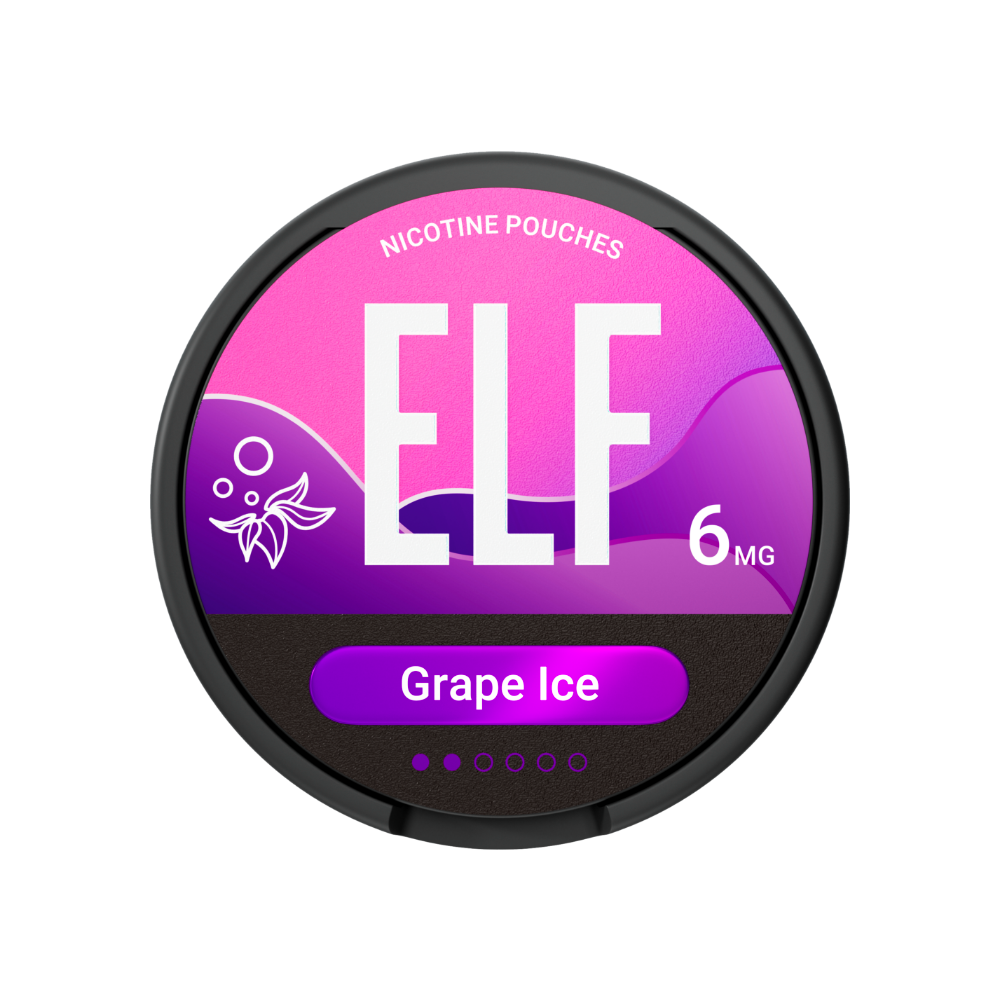 Elf Grape Ice Nicotine Pouch - My Nic Pouch