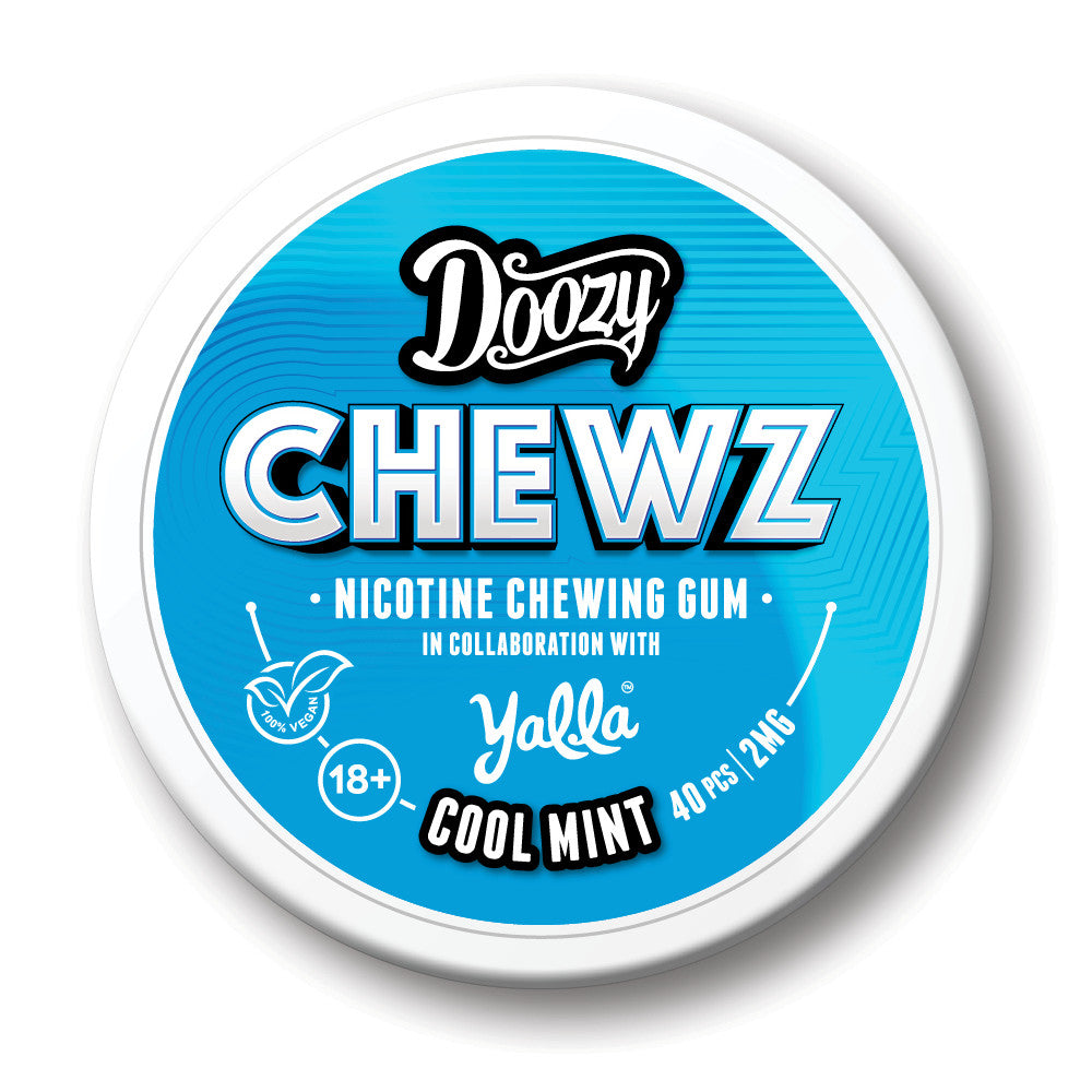Cool Mint Nicotine Gum By Doozy Chewz 2mg - My Nic Pouch