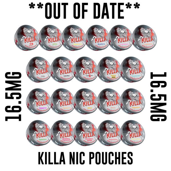 Killa Nicotine Pouches - OUT OF DATE