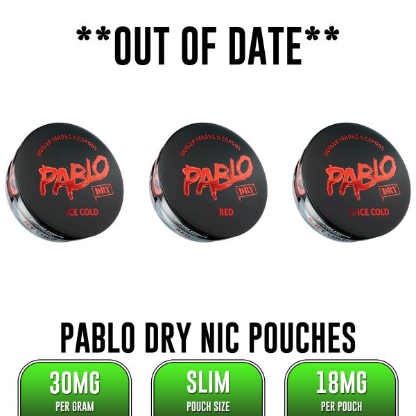 Pablo Dry Nicotine Pouches - OUT OF DATE