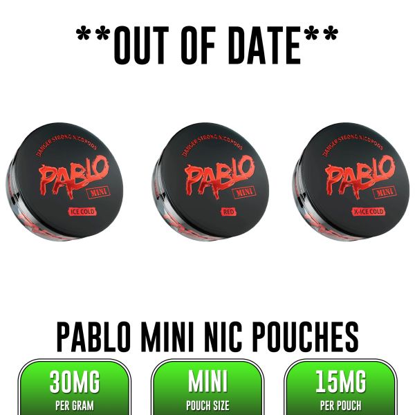 Pablo Mini Nicotine Pouches - OUT OF DATE - My Nic Pouch