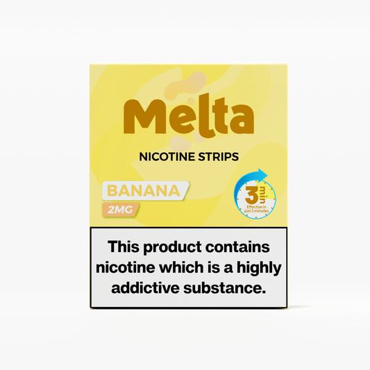 Melta Banana Flavoured Nicotine Strips - My Nic Pouch