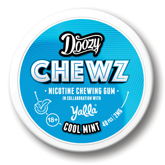 Doozy Chewz Cool Mint Flavour Nicotine Gum - My Nic Pouch