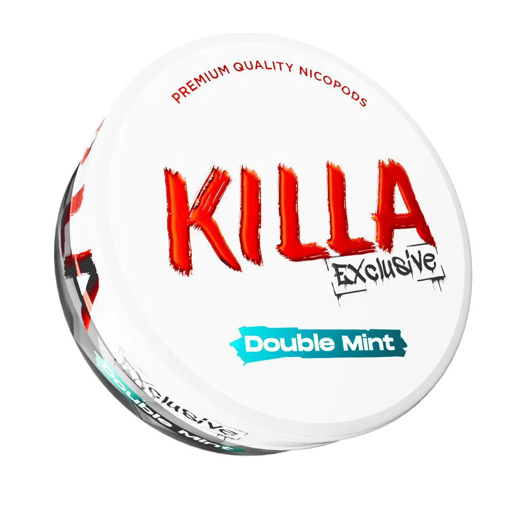 Killa EXCLUSIVE Double Mint Nicotine Pouches 16.5mg - My Nic Pouch