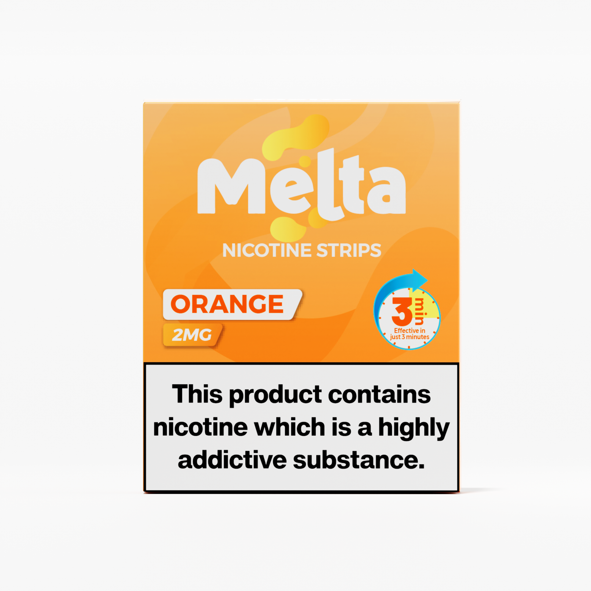 Melta Orange Flavoured Nicotine Strips - My Nic Pouch