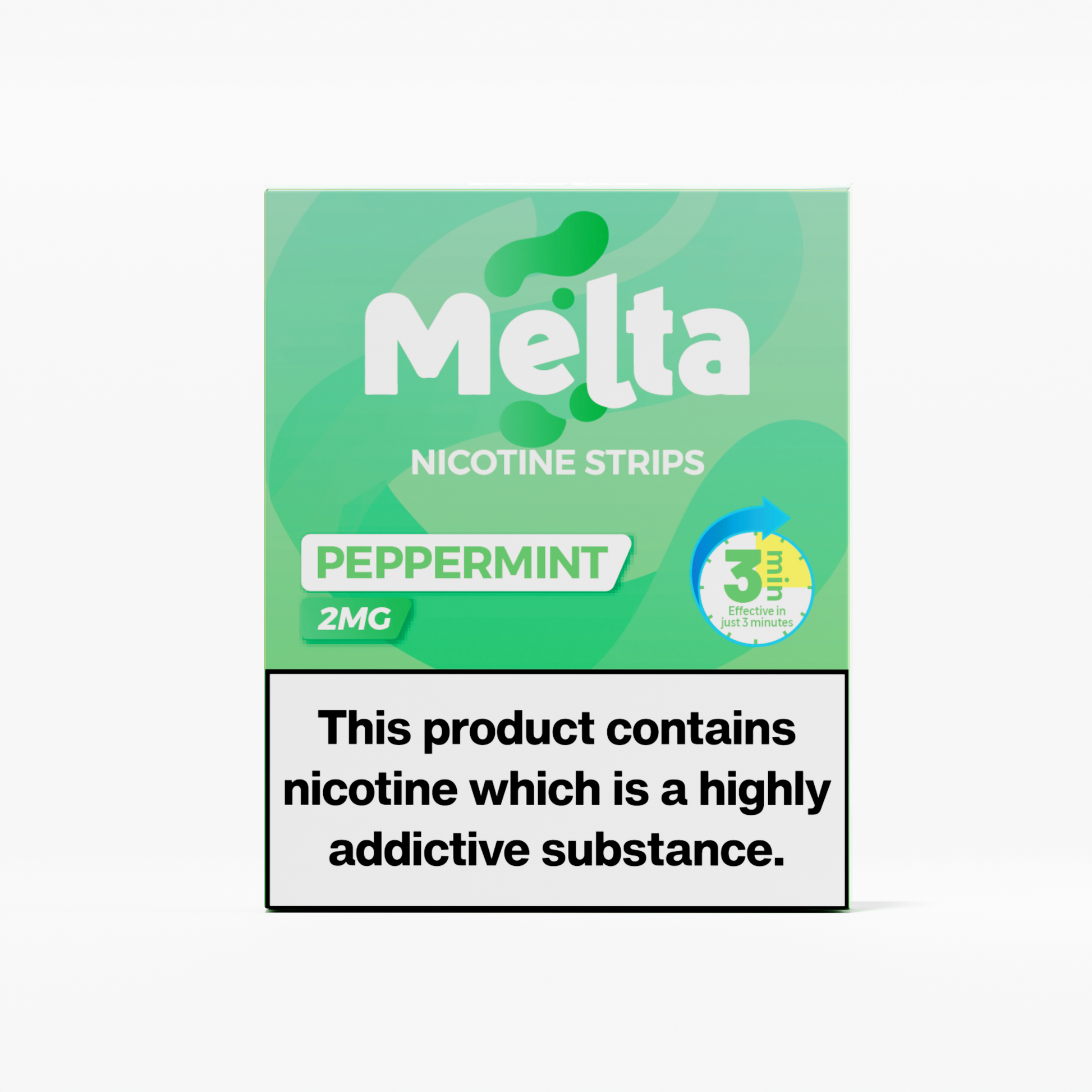 Melta Peppermint Flavoured Nicotine Strips - My Nic Pouch