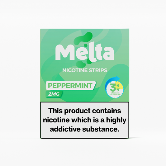 Melta Peppermint Flavoured Nicotine Strips - My Nic Pouch