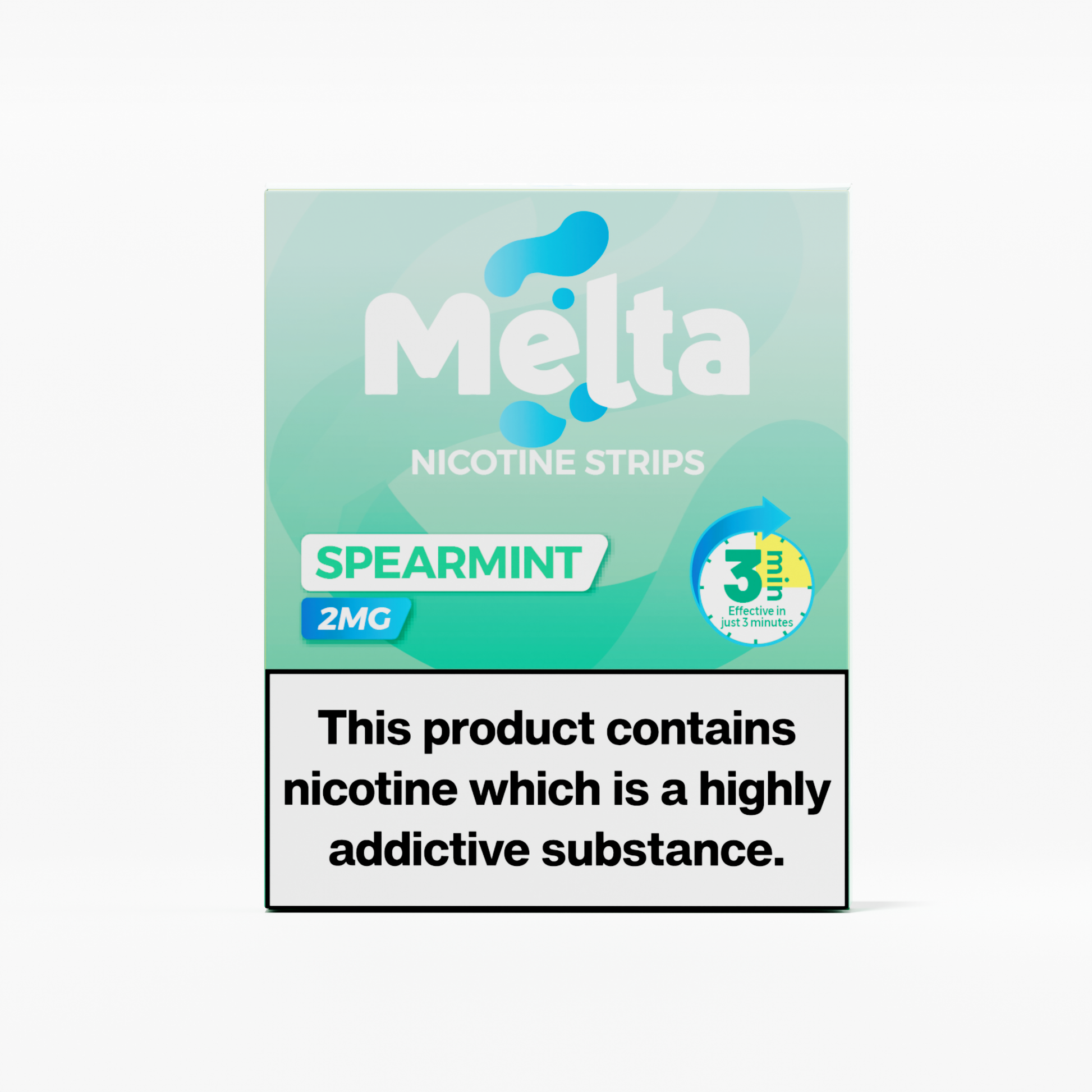 Melta Spearmint Flavoured Nicotine Strips - My Nic Pouch