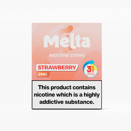 Melta Strawberry Flavoured Nicotine Strips - My Nic Pouch