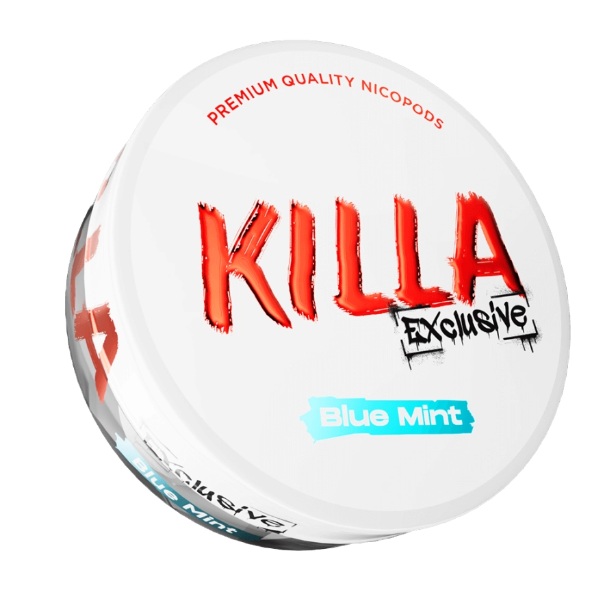 Killa EXCLUSIVE Blue Mint Nicotine Pouches 16.5mg - My Nic Pouch