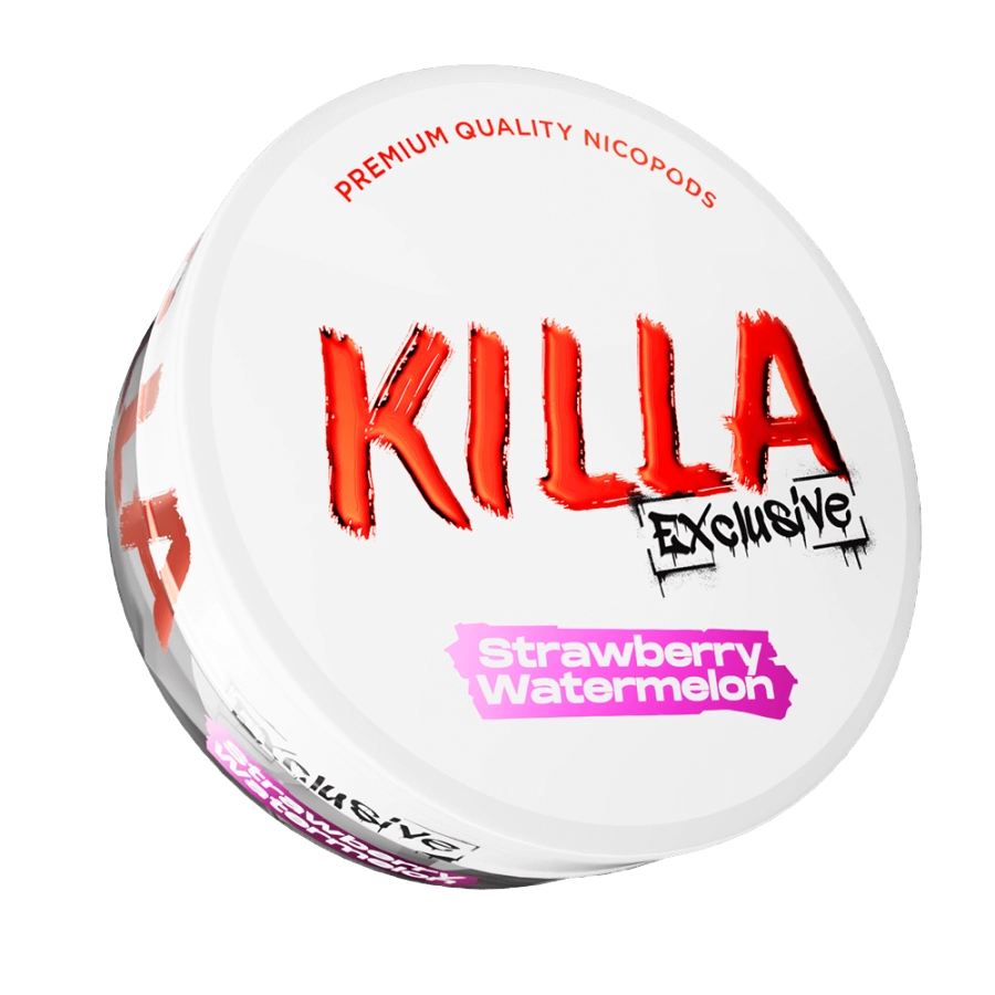 Killa EXCLUSIVE Strawberry Watermelon Nicotine Pouches 16.5mg - My Nic Pouch