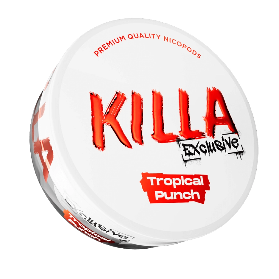 Killa EXCLUSIVE Tropical Punch Nicotine Pouches 16.5mg - My Nic Pouch