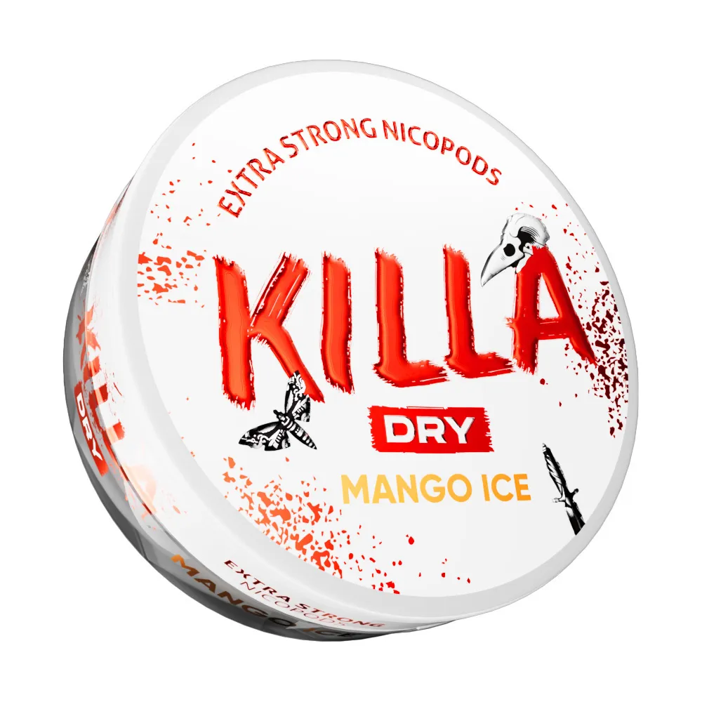 Killa DRY Mango Ice Nicotine Pouches 16mg - My Nic Pouch