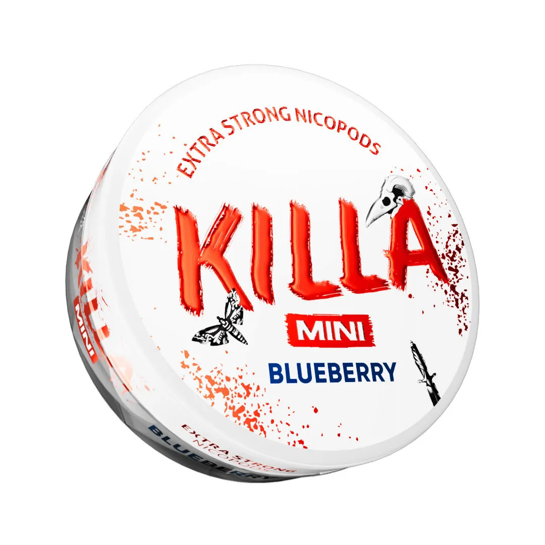 Killa MINI Blueberry Nicotine Pouches 16mg - My Nic Pouch