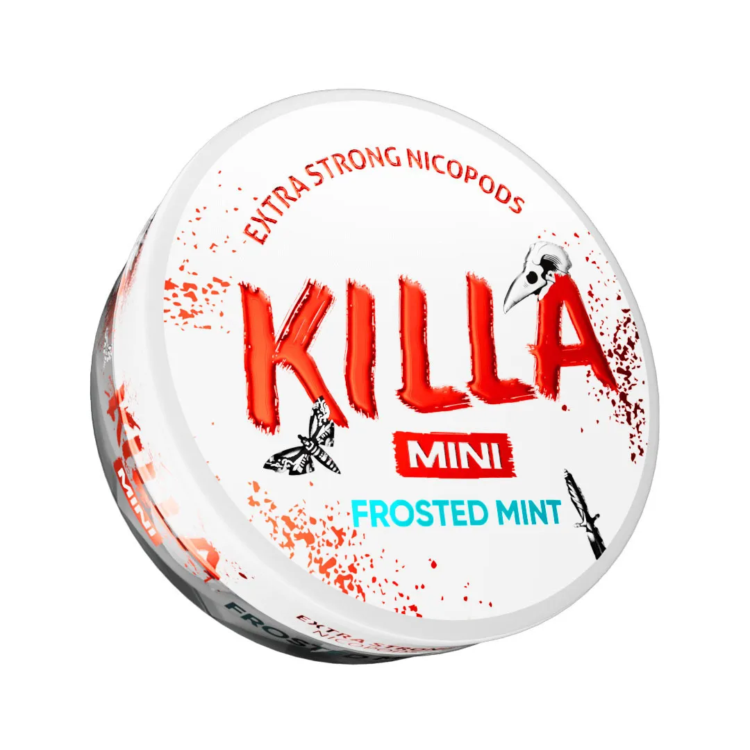 Killa MINI Frosted Mint Nicotine Pouches 16mg - My Nic Pouch