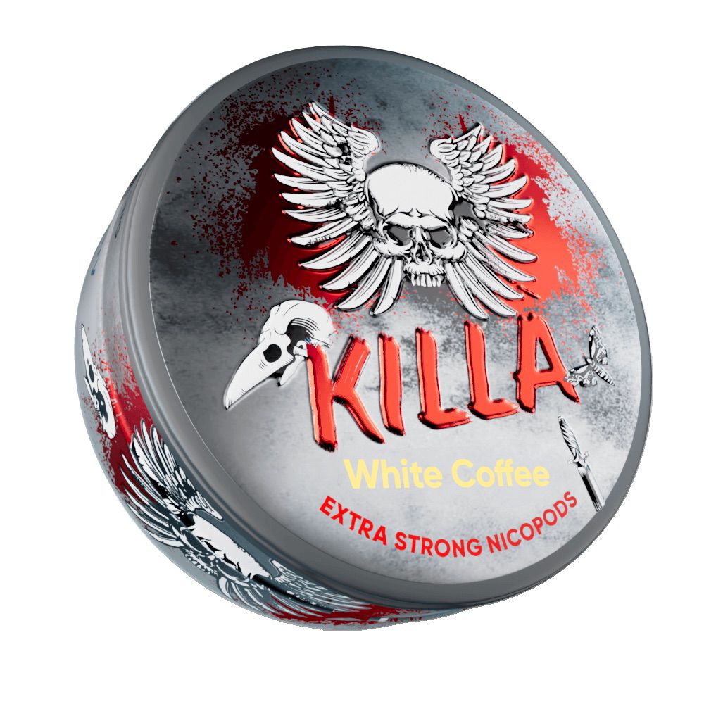 Killa White Coffee Nicotine Pouches 16mg - My Nic Pouch