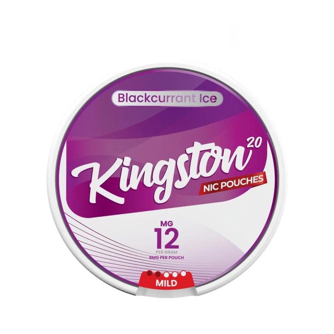 Kingston Blackcurrant Ice Nicotine Pouches - My Nic Pouch