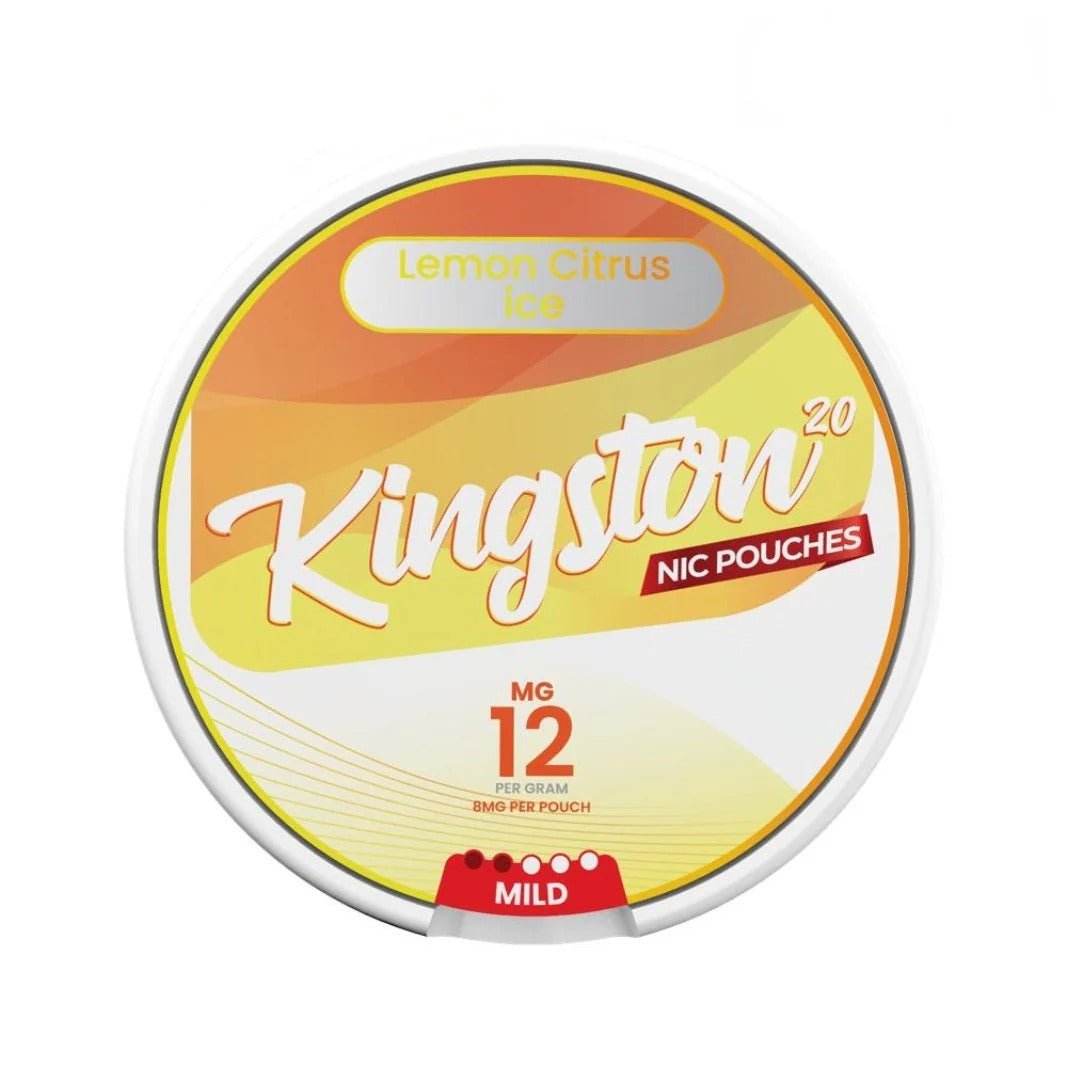 Kingston Lemon Citrus Ice Nicotine Pouches - My Nic Pouch