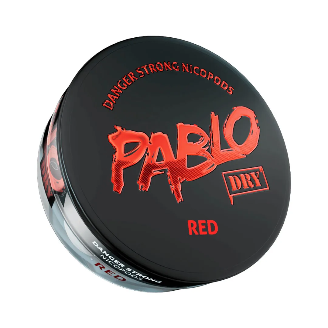 Pablo DRY Red Nicotine Pouches 30mg - My Nic Pouch