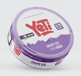 Yeti Grape Ice Flavour Nicotine Pouch - My Nic Pouch