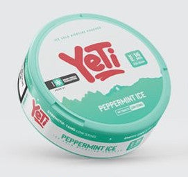 Yeti Peppermint Ice Flavour Nicotine Pouch - My Nic Pouch